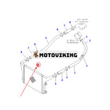 Efterkylare 6223-63-4200 6223634200 för Komsatu Engine SAA6D108E-2A Grävmaskin PC300-6 PC300-6Z PC300LC-6Z PC340NLC-6
