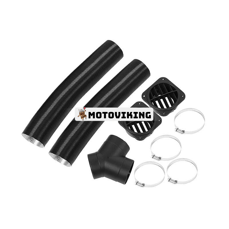 75mm Bil Diesel Värmare Rör Kanal Varmluft Vent Utlopp Kit 102114340000 för Webasto