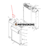 Efterkylare 217-4111 för Caterpillar CAT Beläggningskomprimator CS-533E CP-663E CS-563E CS-683E CS-583E CP-533E