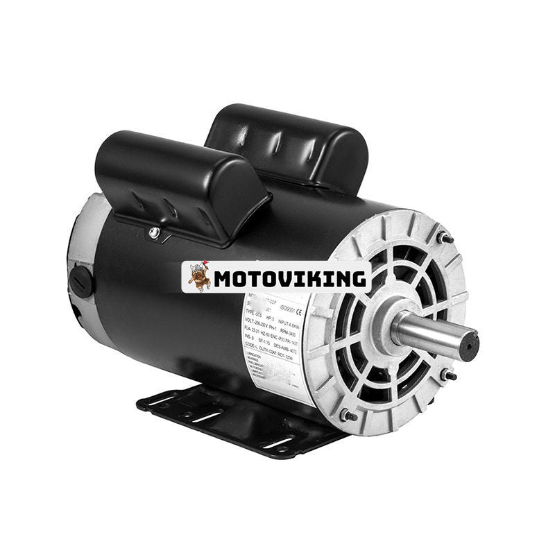 230V 21A 5 HP 7/8" axelluftkompressormotor