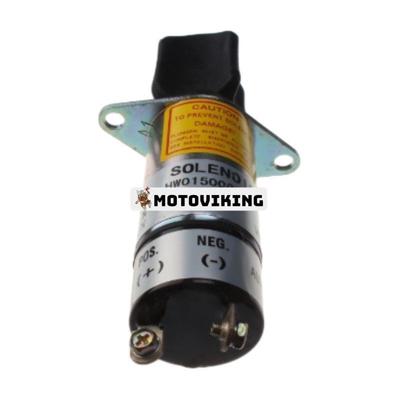 12V 3 terminaler Bränsleavstängningssolenoid 1502-12A6U1B1S1A 1500-2083 Byt Woodward