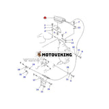 Stoppmotor 600-815-7660 för Komatsu S6D140-1 S6D140E SA6D108-1C SA6D108-1G SA6D108E SAA6D108E Motor BR500JG-1 CD110R-1