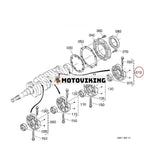 Huvudlagerhus 1G928-07090 för Kubota traktor L5040GST L5240HST L5740HST M5140DT M5140F MX5100DT MX5100F Lastare M59