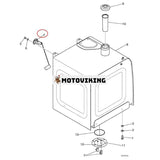 Bränsletanksensor 87539072 för Kobelco grävmaskin SK170-9 SK295-9 SK260-9 SK350-9 SK210-9