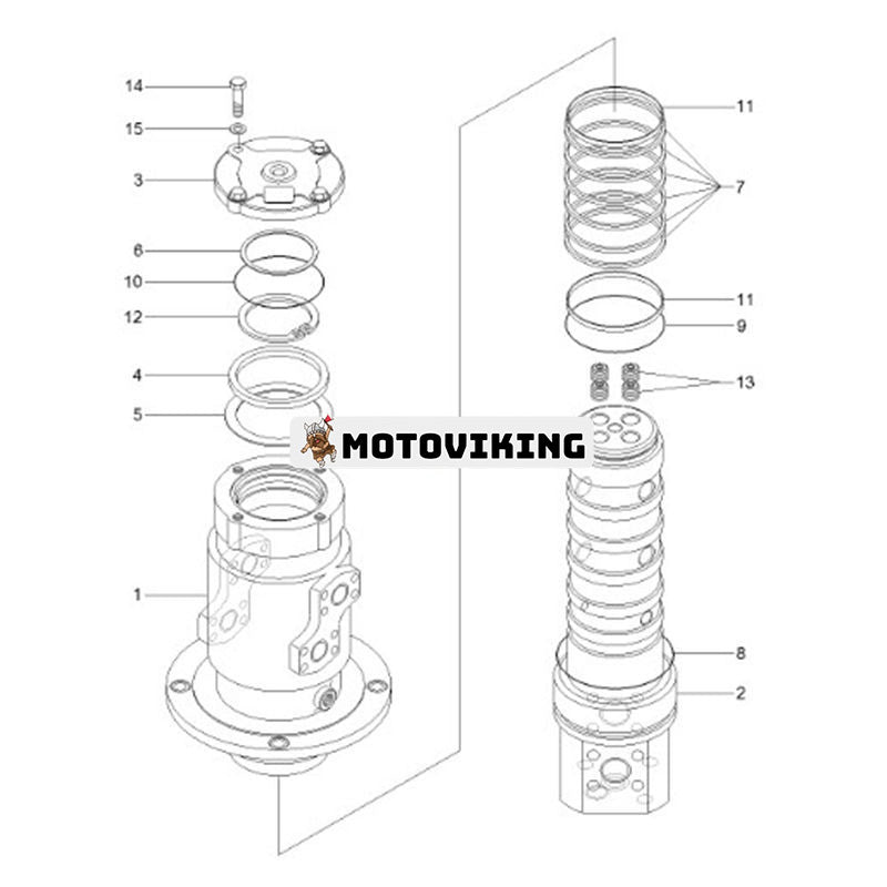 Svarvled 31Q6-40900 för Hyundai Grävmaskin HX220 HX300 R210LC-9 R220LC-9S R235LCR-9 R260LC-9A R290LC-9 R300LC-9S R380LC-9