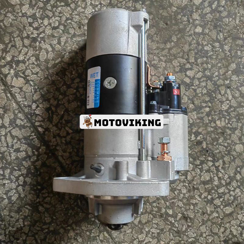 24V 10T Startmotor 4995641 för Cummins Engine 6C8.3 ISC8.3 L9 QSC8.3 QSL9 Hyundai HX380 R330LC-9A R380LC-9A R430LC-9A