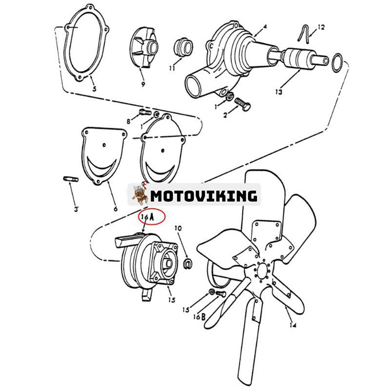Kilrem 86520007 8N8620 för Ford New Holland traktor NAA NAB 8N
