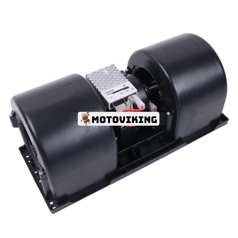 Eftermarknad Spal 006-A46-22 30000154 12V 3-växlad dubbelhjulsfläktmotor för traktor