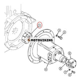 Kopplingselement P7946242 U7946242 för CASE Grävmaskin 888 1088 1088CL 1088P 888CK 888P 888P4A