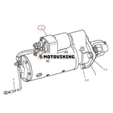 Startmotor 363-9838 för Caterpillar CAT Engine 3306 Grävmaskin 330B 330BL 330BLN