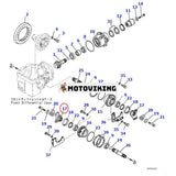 Koppling 56B-27-31611 för Komatsu dumper HM400-3M0 HM400-5 HM400-5E0 HM400-3 HM400-3R