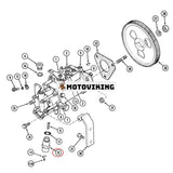 24V avstängningssolenoid J905125 för CASE Engine 6590 Lastare 680K W14B W14C Traktor 850E 855E 850D 855D