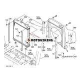 Vattentankkylare K3181-85112 för Kubota Mower ZD326P ZD326S ZD326HL ZD331P