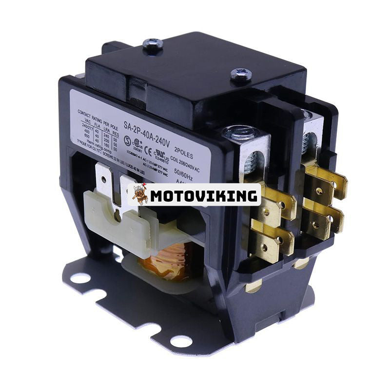 2-polig 40 Amp 240V Luftkonditionering Definite Purpose Contactor SA-2P-40A-240V