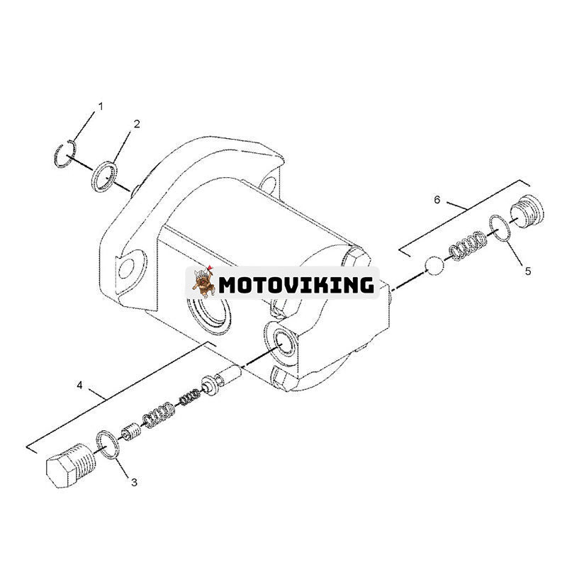 Hydraulisk växelpump 191-9662 för Caterpillar CAT-lastare 216 226 232 236 242 246 252 262 247 257