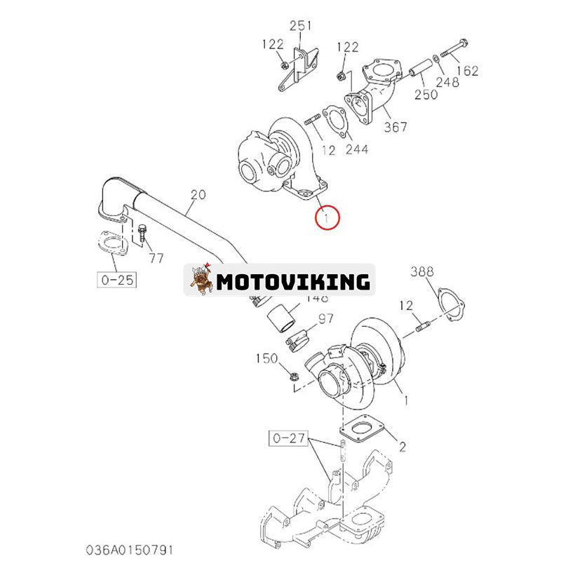 Turbo TD04H Turboladdare 8972234281 för Isuzu Engine 4BG1 Grävmaskin ZX110 ZX125US ZX135UR ZX95 Lastare LX70-7