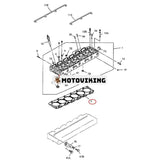 Topplockspackning 1111411960 för Isuzu Engine 6BG1 John Deere Grävmaskin 210 210CW 225CLC 270CLC
