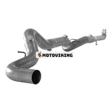 4'' Down Pipe Back Avgas för Duramax Engine 6.6L LB7 LLY LBZ Chevrolet Silverado GMC Sierra 2500HD 3500HD 2001-2007