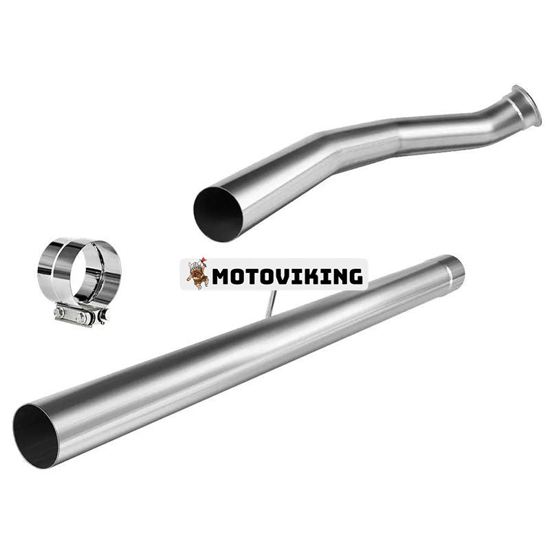 4'' Cat and DPF Delete Race Pipe för Cummins Engine 6,7L Dodge Truck Ram 2500 Ram 3500 2007.5-2012