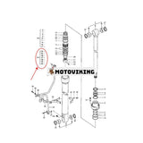 Bomcylindertätningssats 0674907 för Hitachi grävmaskin EX100-5 EX120-5 EX120-5HG EX120-5X EX120-5Z EX125WD-5 EX130H-5 EX130K-5 ZX115-3 ZX10MW