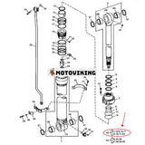 Armcylindertätningssats 4667663 för Hitachi ZX180LC-3 ZX190W-3 John Deere 190DW 180GLC grävmaskin