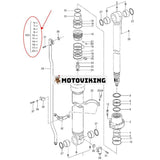 Armcylindertätningssats YA00001400 för Hitachi grävmaskin ZH200-A ZH200LC-A ZX200-5G ZX200LC-5G ZX210H-5G ZX210K-5G ZX210LCH-5G ZX210LCK-5G