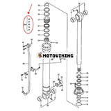 Skopcylindertätningssats 9175564 9154896 9144512 för Hitachi EX300-5 EX350K-5 ZX330 ZX350H EX350K-5 John Deere 992D 992DLC grävmaskin