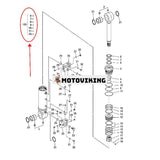 Bladcylindertätningssats 4616022 för Hitachi grävmaskin ZX130W ZX130W-AMS ZX160W ZX160W-AMS