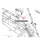 Högtrycksslang DS2038146 för Doosan Grävmaskin DX300LC DX300LL