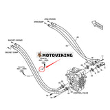 Högtrycksslang DS2040356 för Doosan Daewoo Komatsu grävmaskin DX300LC DX300LL DX300LCA SOLAR 300LC-7A SOLAR 300LC-V