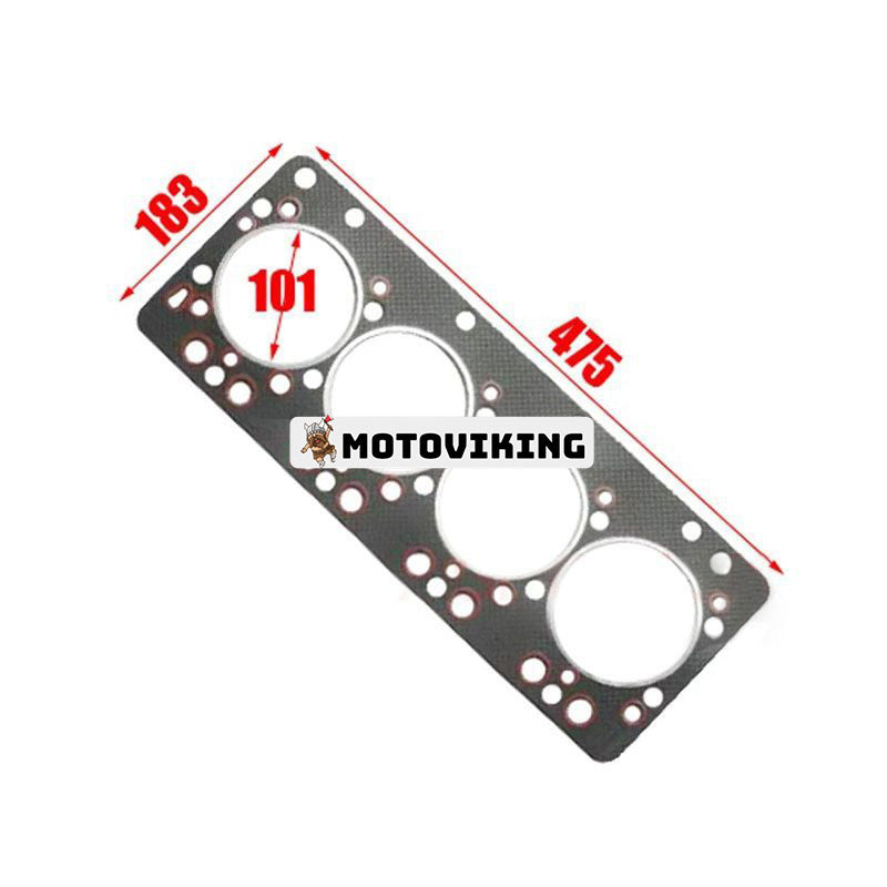 Cylinderhuvudspackning Y4102Q-01002 Y4DQ-01002B för Yangdong-motor Y4105D