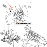 Vattentemperaturmätare 114-06-51320 för Komatsu Bulldozer D31A-20 D31E-20 D31P-20 D37E-5 Bandlastare D31Q-20 D31S-20