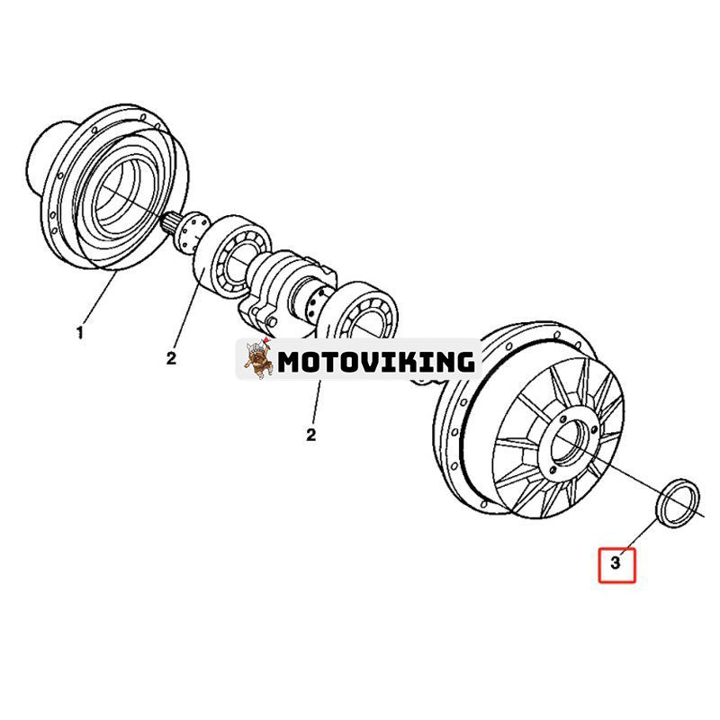 Tätningsring 4700900782 för Dynapac Vibrationsrulle CA2500D CA252 CA3500D CA362D CA251D CA260D CA2500PD CA250D