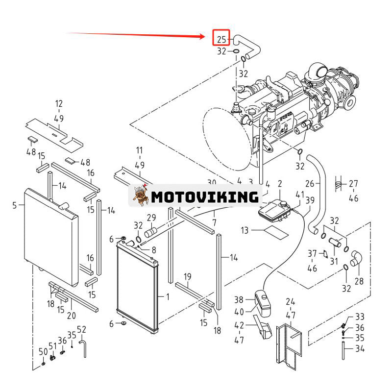 Slang 38524-56700 för Airman Screw Air Compressor PDS750S-4B1 FS-Curtis FAC-185P FACF-150P FACG-125P