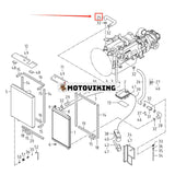 Slang 38524-56700 för Airman Screw Air Compressor PDS750S-4B1 FS-Curtis FAC-185P FACF-150P FACG-125P