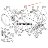 Temperatursensor 457-5988 för Caterpillar CAT Engine C13 G3406