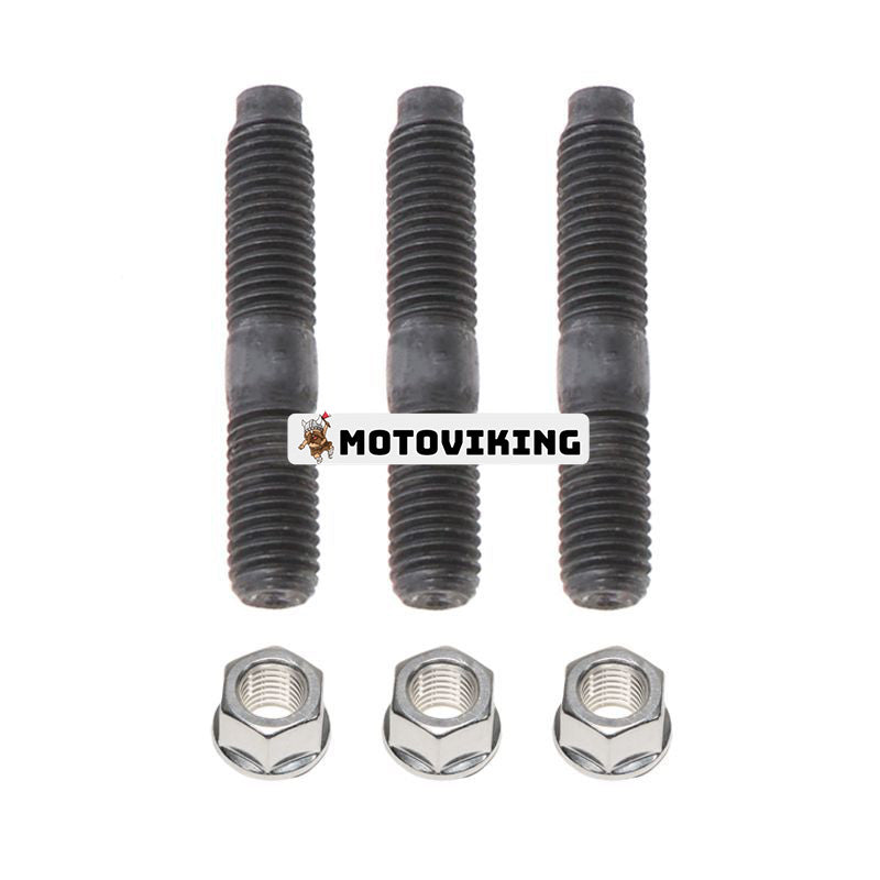 3 set pinn- och låsmutter 4298242 4298975 för Cummins Engine ISX12 ISX15 QSX15 ISG11 ISG12 QSG12 QSX11.9 X11 X12 X13 X15