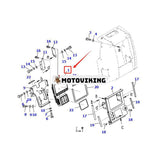 Monitor 7831-69-1102 för Komatsu Bandschaktare D155AX-6 D155AX-6A