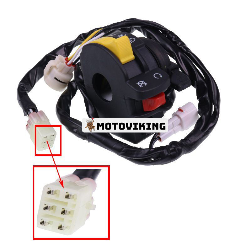 Strålkastarstyre Start Stop Kill Switch 37400-07G00 37400-07G10 37400-07G11 37400-07G90 för Suzuki Quadsport Z400 LTZ400 2003-2007