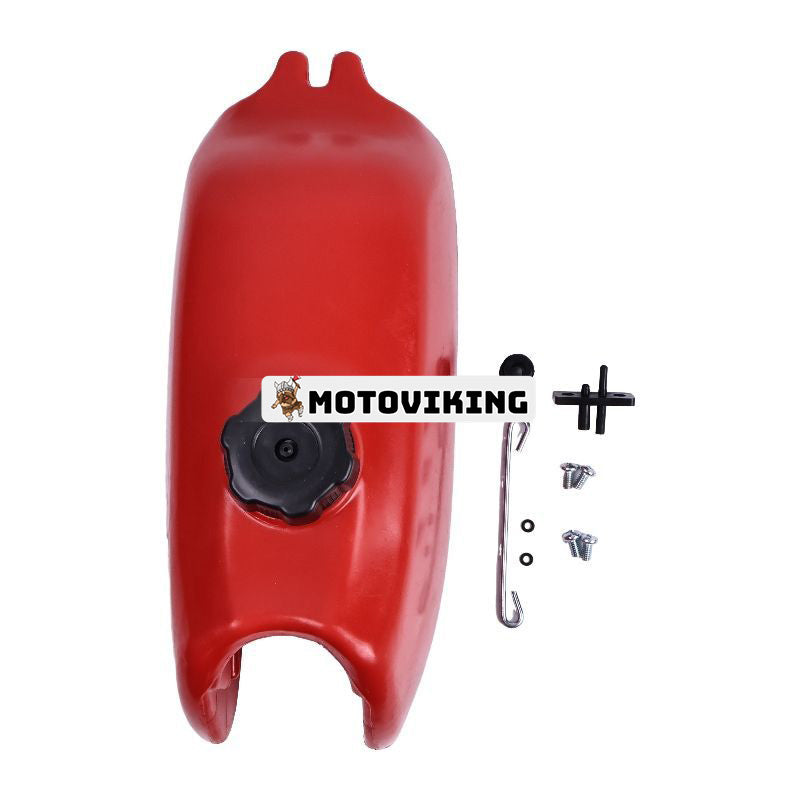 Röd gasbränsletank FT49070 123-6-9075 för 1973-1985 Honda ATV ATC70K