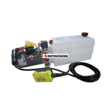 Eftermarknad KTI DC-4499 6-kvarts dubbelverkande 12V Hydraulpump för tippvagn