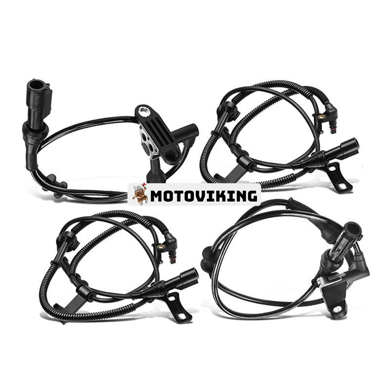 4 st hjulhastighetssensor 6L2Z2C204A 8L2Z2C190A 8L2Z2C190B för Ford Explorer Sport Trac Mercury Mountaineer