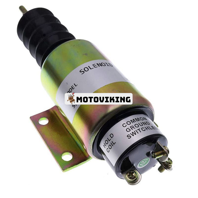 12V 3 terminaler Bränsleavstängningssolenoid 2001ES-12E3U1B2S2 SA-5174-12 för Woodward