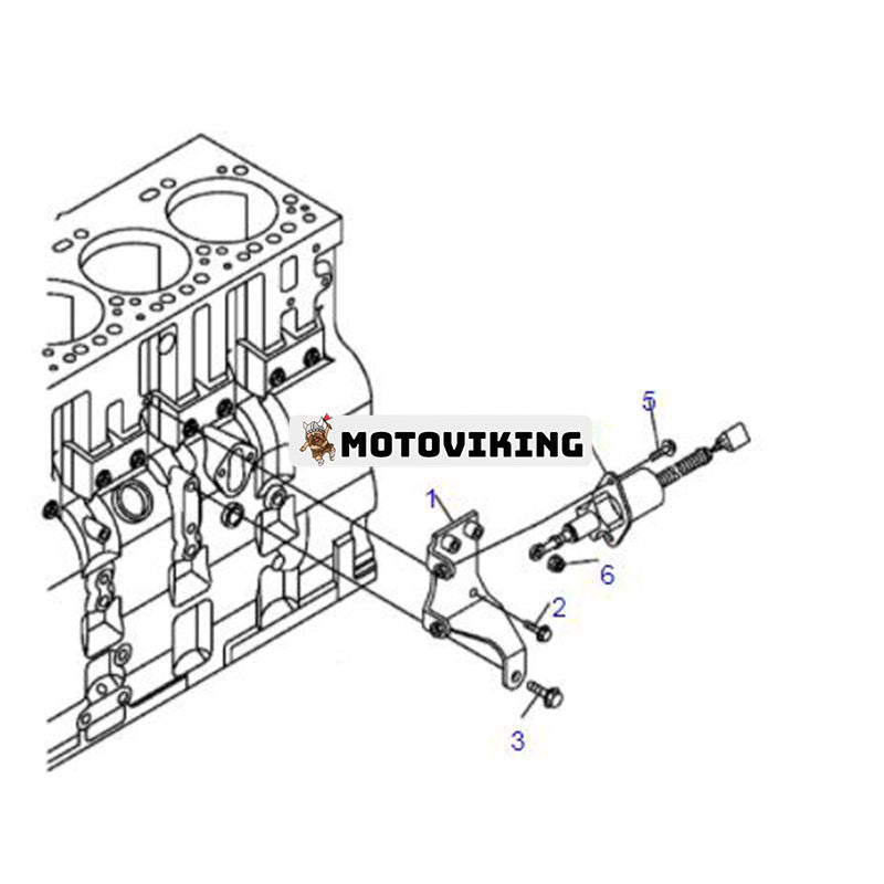 24V stoppmagnet 6743-81-9140 för Komatsu Engine SA6D102E-2 Grävmaskin PC300-7 PC360-7 Hjullastare WA380-5