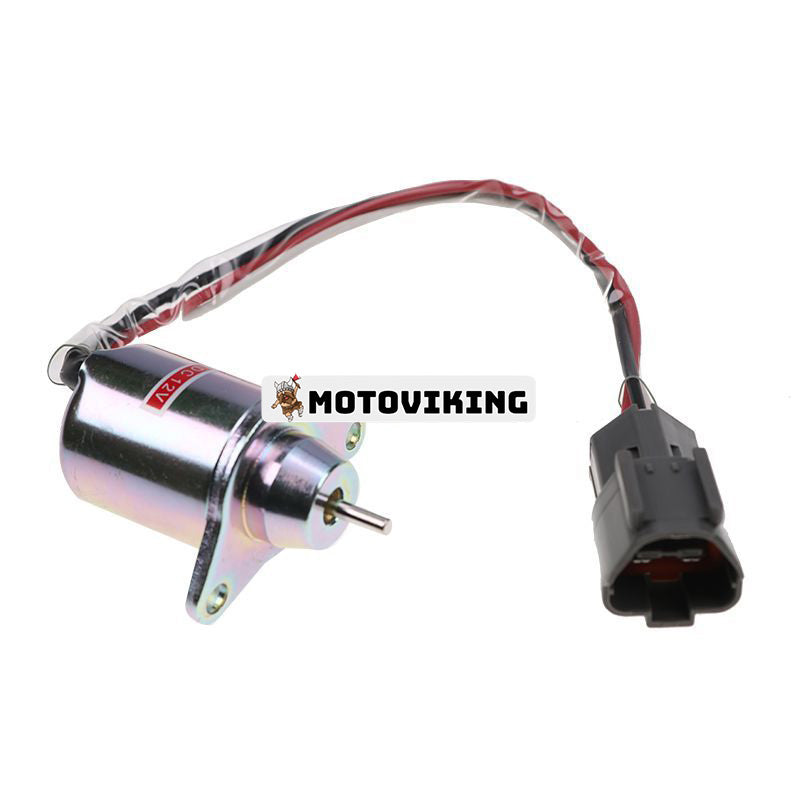 12V Stoppmagnet 189575 för Yanmar 4TNV106T 4TNV98 Motor Gehl 503Z 283Z 603 Grävmaskin CTL60 CTL80 Mustang MTL16 MTL25 Lastare