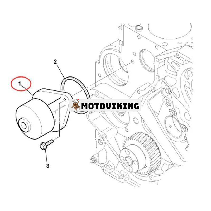 Vattenpump 02/911290 för JCB Tractor Fastrac 3170 3190 3220 3155 3185