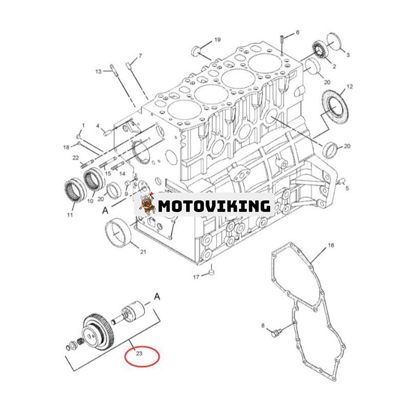 Oljepump 339-3017 för Caterpillar CAT Engine 3013C 3024C C1.1 C1.5 C2.2 Lastare 247B 247B3 257B 216B 216B3 226B 226B3 232B 242B