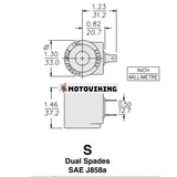 12V magnetventilspole 2 spadkontakt 6301012 för HydraForce Series 08 80 88 98