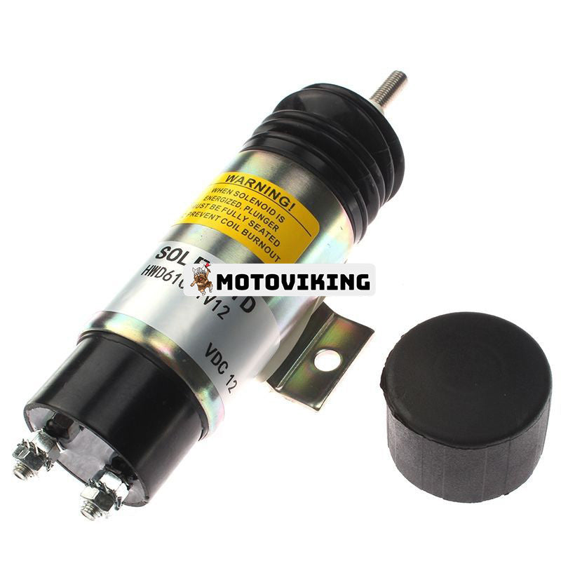 2 terminaler 12V Dual Coil Pull Solenoid D610-B1V12 68990-015 för Kubota Engine WG750 DF752 DF-750 DF972 D905