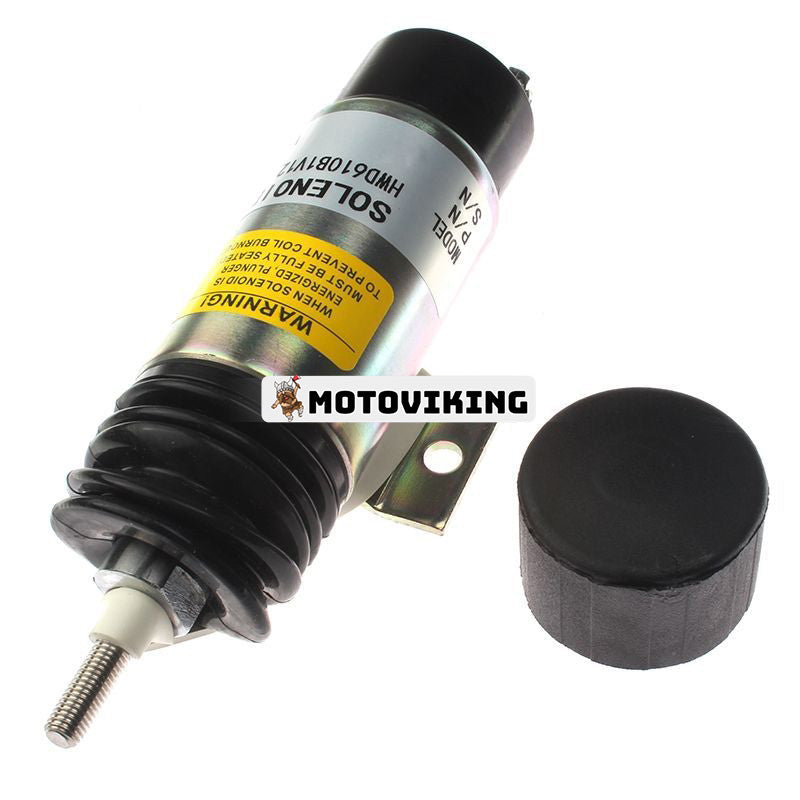 2 terminaler 12V Dual Coil Pull Solenoid D610-B1V12 68990-015 för Kubota Engine WG750 DF752 DF-750 DF972 D905